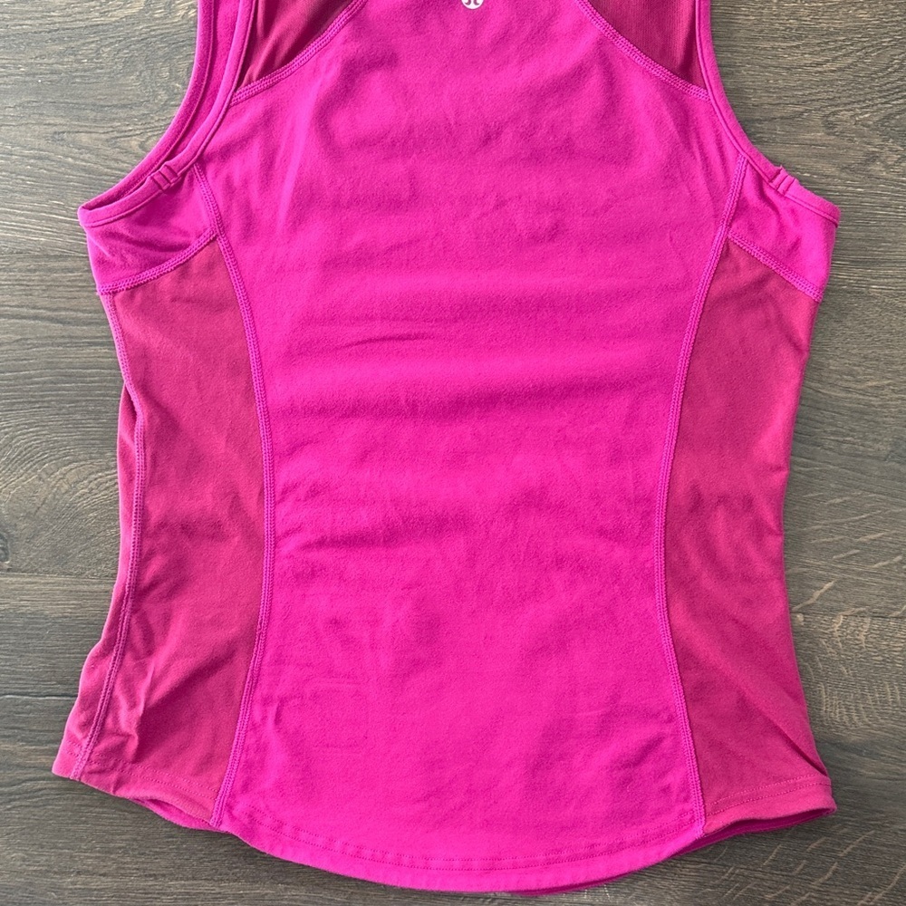 Lululemon Pink Women's Pink Tank Top Workout Running Yoga size 8 - Picture 7 of 7